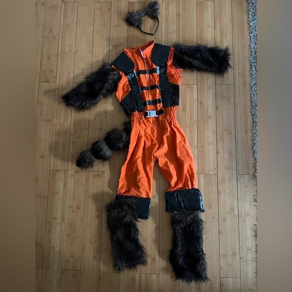 Rocket Raccoon Costume boys size L 10/12 Custom Made - Picture 2 of 12